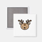 Oh Cute Deer Minimaal Design Magneet (Voorkant / Achterkant)