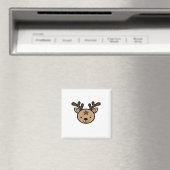 Oh Cute Deer Minimaal Design Magneet (Insitu (Vaatwasser))