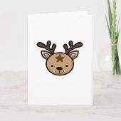 Oh Cute Deer Minimal Design Kaart (Voorkant)