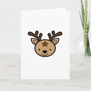 Oh Cute Hert Minimalistisch Design Kaart