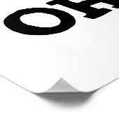 Oh Dam Funny Beaver Pun Poster (Hoek)