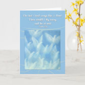 Oh dat ik vleugels had als een duif Psalm 55:6 Kaart (Gele Bloem)