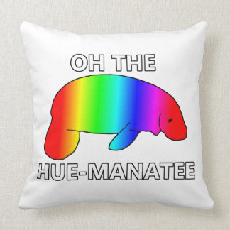 Oh de HUE-MANATEE Kussen