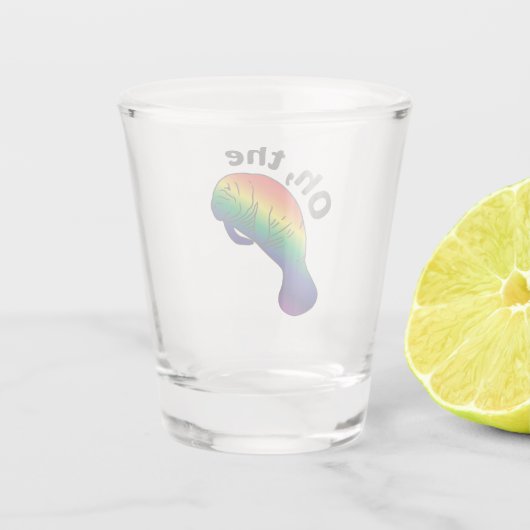 Oh de Hue Manatee Shot Glas (Achterkant)