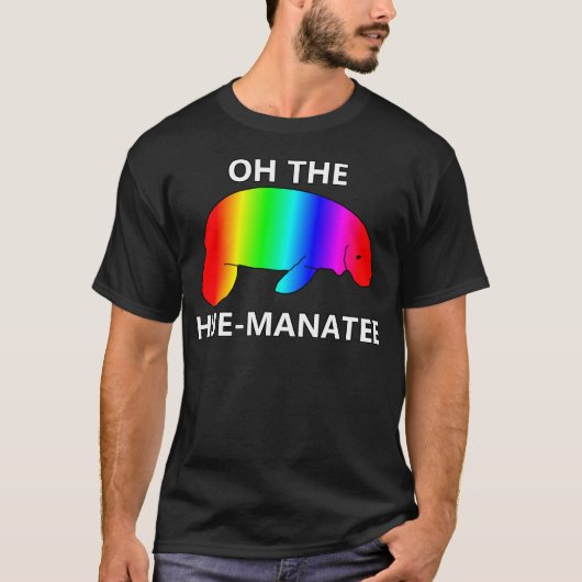 Oh de HUE-MANATEE T-shirt (Voorkant)