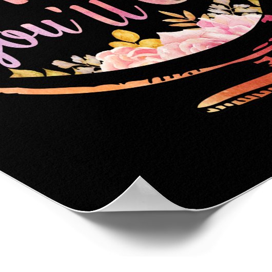 Oh de plaats waar je het Wereldbol leert. Poster (Hoek)