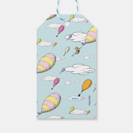 Oh, de plaatsen waar hij zal gaan! - Eerste verjaa Cadeaulabel (Achterkant)