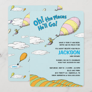 Oh, de plaatsen waar hij zal gaan! - Eerste verjaa Kaart