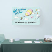 Oh, de plaatsen waar hij zal gaan! - First Birthda Spandoek (Beurs)