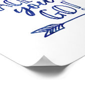 Oh de plaatsen waar je blauw kinder poster gaat af (Hoek)