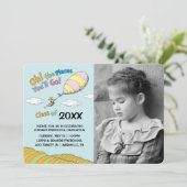 Oh, de plaatsen waar je gaat! Aankondiging afstude (Staand voorkant)