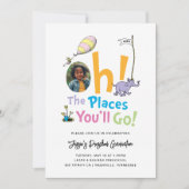 Oh, de plaatsen waar je gaat! Aankondiging afstude (Voorkant)