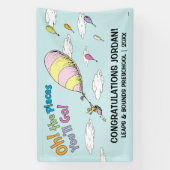 Oh, de plaatsen waar je gaat! Aankondiging afstude Spandoek (Verticaal)