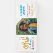 Oh, de plaatsen waar je gaat! Aankondiging afstude Spandoek (Verticaal)