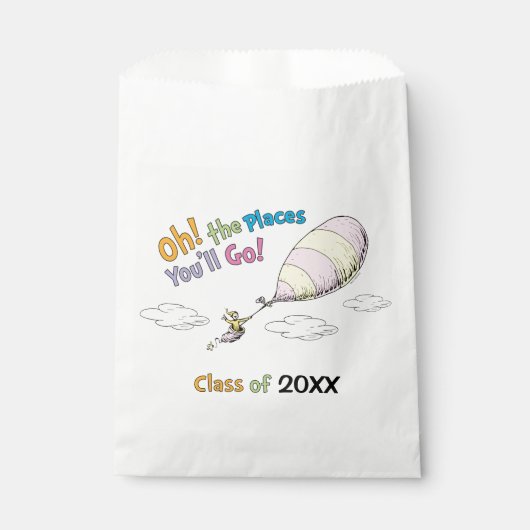 Oh, de plaatsen waar je gaat! Afgestudeerd Bedankzakje (Voorkant)