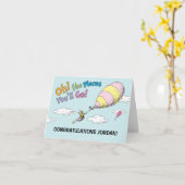 Oh, de plaatsen waar je gaat! Afgestudeerd Kaart (Gele Bloem)