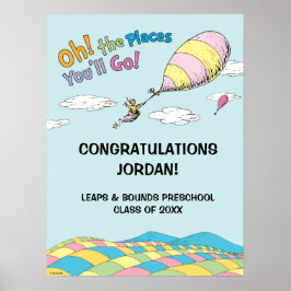 Oh, de plaatsen waar je gaat! Afgestudeerd Poster