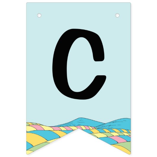 Oh, de plaatsen waar je gaat! Afgestudeerd Vlaggetjes (Tweede vlag)