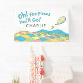 Oh! De plaatsen waar je gaat! Boy Birthday Banner (Insitu)