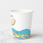 Oh! De plaatsen waar je gaat! Girl Birthday Papieren Bekers (Achterkant)