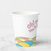 Oh! De plaatsen waar je gaat! Girl Birthday Papieren Bekers (Voorkant)