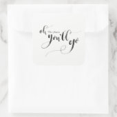 Oh, de plaatsen waar je gaat stickers (Tas)