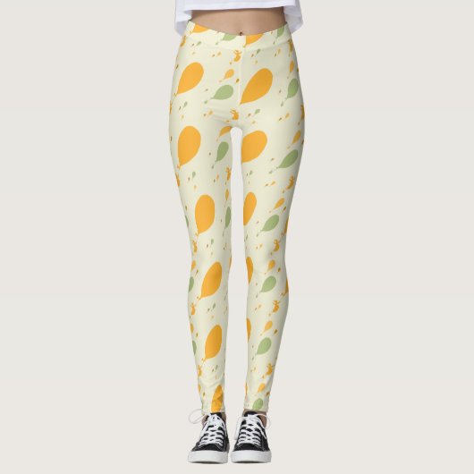 Oh, de plaatsen waar je heen gaat! Balloncontourpa Leggings (Voorkant)