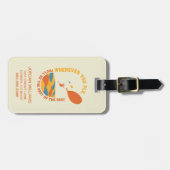 Oh, de plaatsen waar je heen gaat! "Het beste van  Bagagelabel (Voorkant horizontaal)