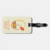 Oh, de plaatsen waar je heen gaat! "Het beste van  Bagagelabel (Achterkant horizontaal)