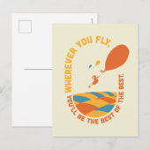 Oh, de plaatsen waar je heen gaat! "Het beste van  Briefkaart (Voorkant / Achterkant)