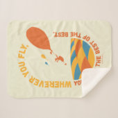 Oh, de plaatsen waar je heen gaat! "Het beste van  Sherpa Deken (Voorkant (horizontaal))