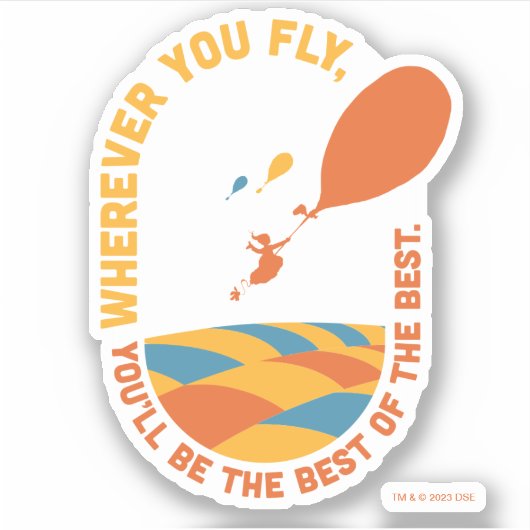 Oh, de plaatsen waar je heen gaat! "Het beste van  Sticker (Voorkant)