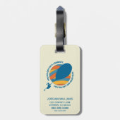 Oh, de plaatsen waar je heen gaat! "Je bent op weg Bagagelabel (Achterkant verticaal)