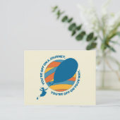 Oh, de plaatsen waar je heen gaat! "Je bent op weg Briefkaart (Staand voorkant)