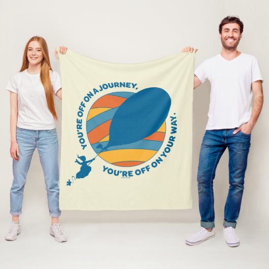 Oh, de plaatsen waar je heen gaat! "Je bent op weg Fleece Deken (In situ)