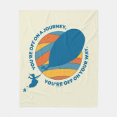 Oh, de plaatsen waar je heen gaat! "Je bent op weg Fleece Deken (Voorkant)