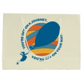 Oh, de plaatsen waar je heen gaat! "Je bent op weg Groot Cadeauzakje (Achterkant)