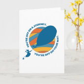 Oh, de plaatsen waar je heen gaat! "Je bent op weg Kaart (Gele Bloem)