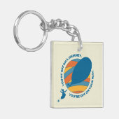 Oh, de plaatsen waar je heen gaat! "Je bent op weg Sleutelhanger (Voorkant Links)