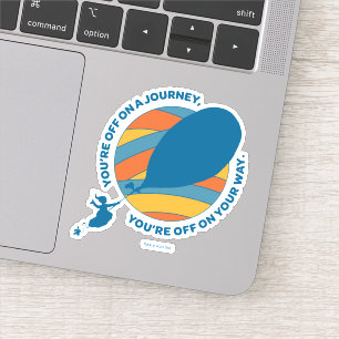 Oh, de plaatsen waar je heen gaat! "Je bent op weg Sticker