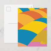 Oh, de plaatsen waar je heen gaat! Kleurrijke ball Briefkaart (Voorkant / Achterkant)