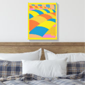 Oh, de plaatsen waar je heen gaat! Kleurrijke ball Canvas Afdruk (Insitu (Slaapkamer))