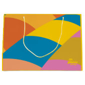 Oh, de plaatsen waar je heen gaat! Kleurrijke ball Groot Cadeauzakje (Voorkant)