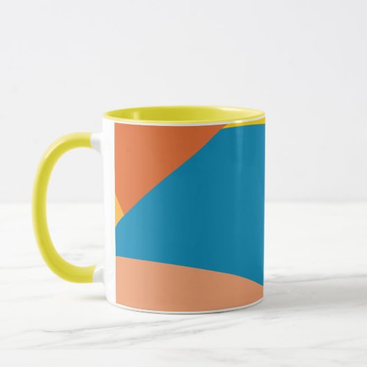 Oh, de plaatsen waar je heen gaat! Kleurrijke ball Mok (Links)