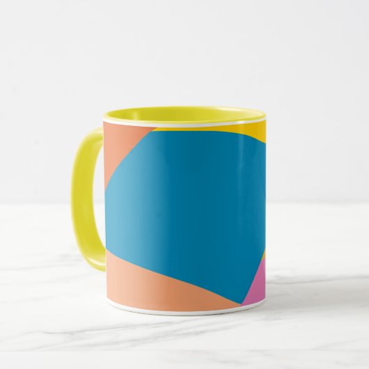 Oh, de plaatsen waar je heen gaat! Kleurrijke ball Mok (Voorkant links)