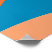 Oh, de plaatsen waar je heen gaat! Kleurrijke ball Poster (Hoek)