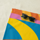 Oh, de plaatsen waar je heen gaat! Kleurrijke ball Strandlaken (In situ)