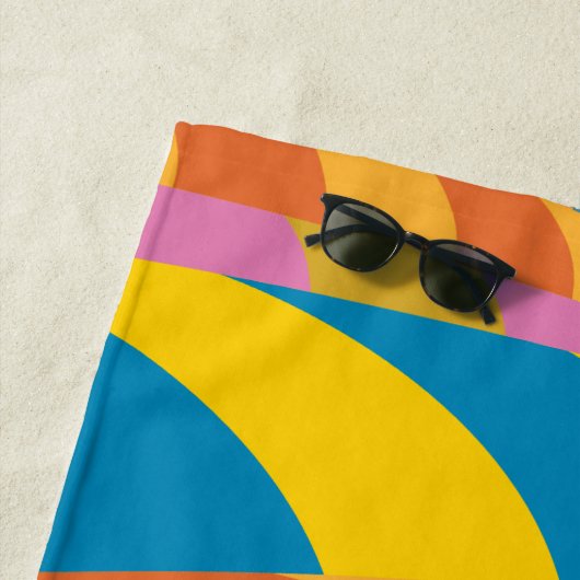 Oh, de plaatsen waar je heen gaat! Kleurrijke ball Strandlaken (In situ)