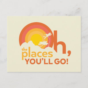 Oh, de plaatsen waar je heen gaat! Landschapstype Briefkaart