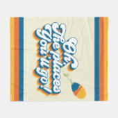 Oh, de plaatsen waar je heen gaat! Offerte met bal Fleece Deken (Voorkant (Horizontaal))